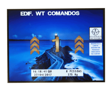 WT-LCD TFT colorido 8 polegadas